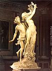 Gian Lorenzo Bernini Famous Paintings - Apollo and Daphne